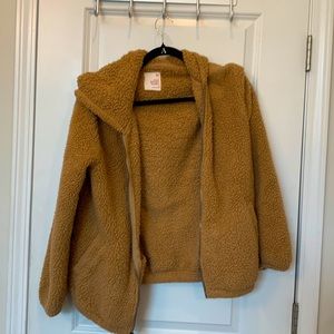 Sherpa lightweight jacket with zipper